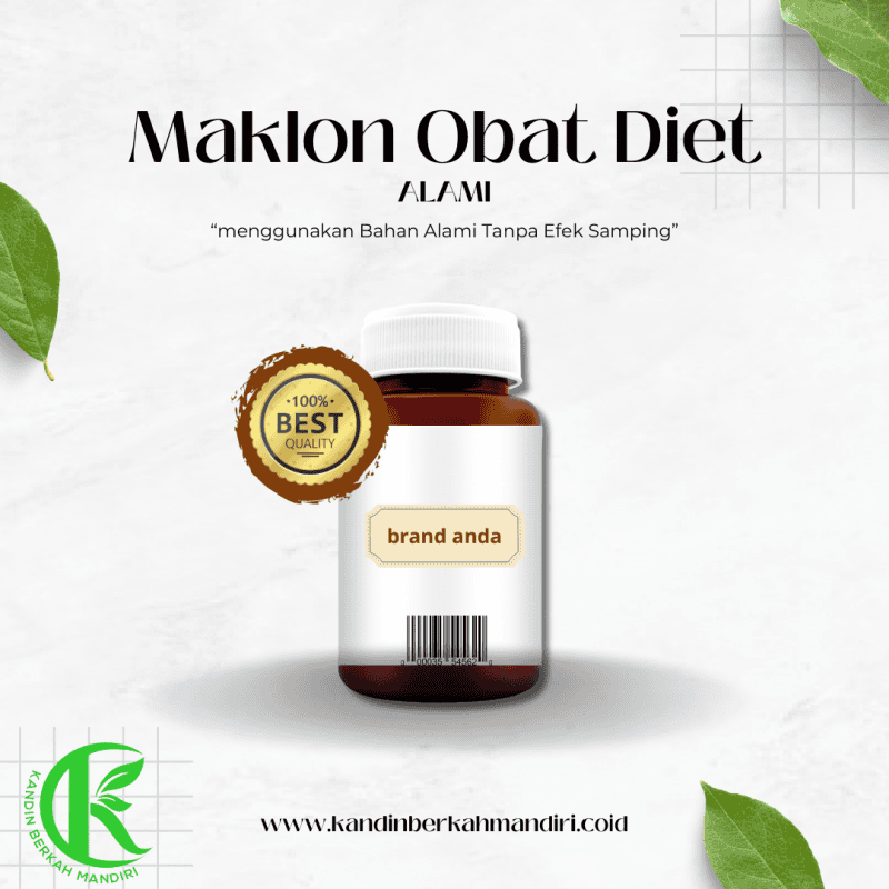 maklon obat diet alami